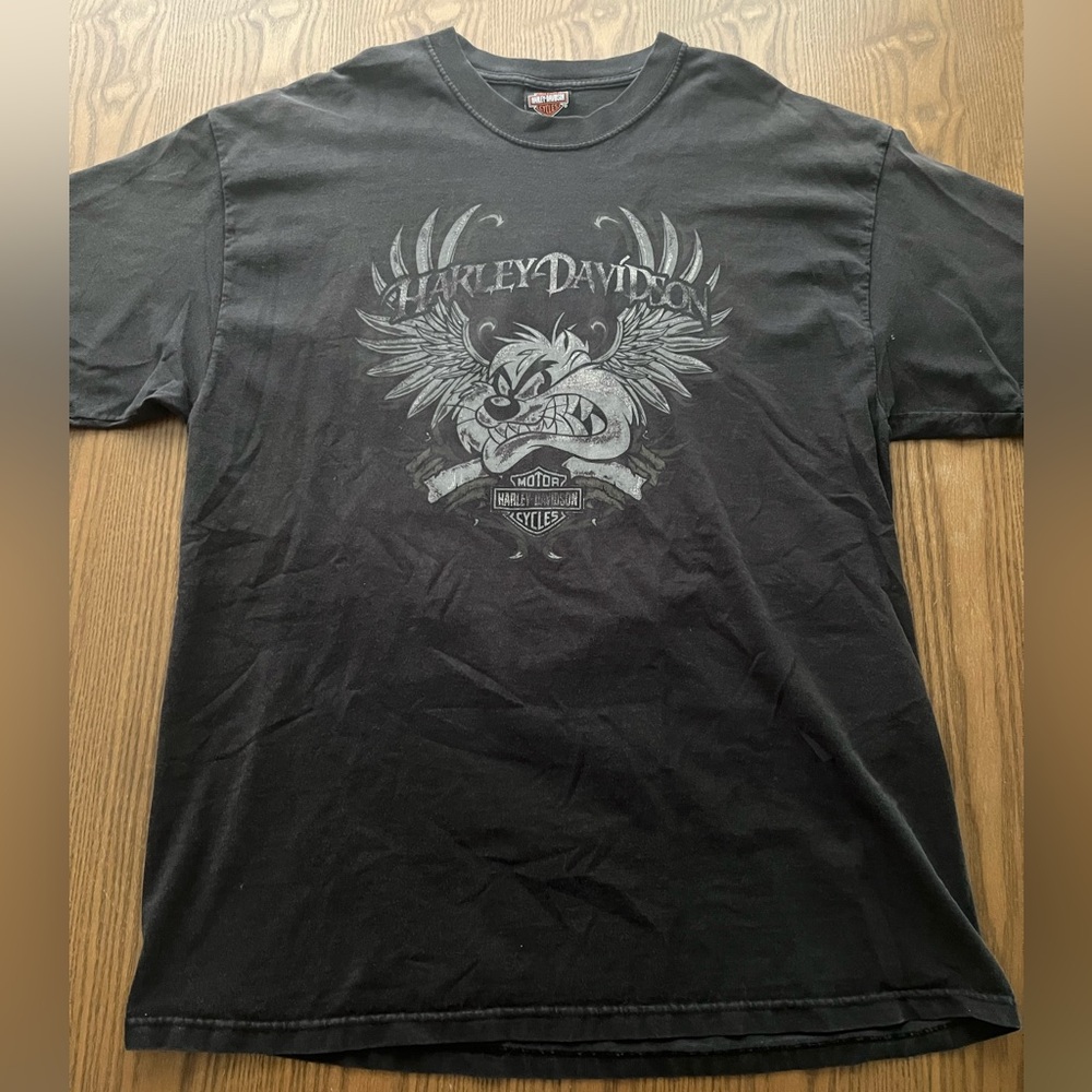 Harley-Davidson Taz Black Tee size XL